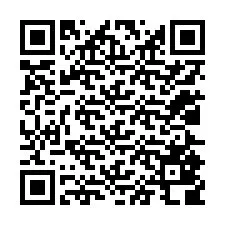 QR код за телефонен номер +12025808749