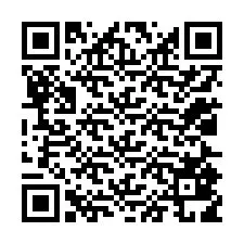 Código QR para número de telefone +12025819719