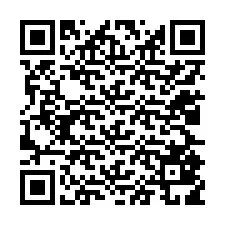 QR-код для номера телефона +12025819726