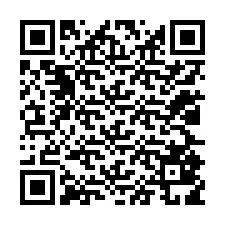 Código QR para número de teléfono +12025819729