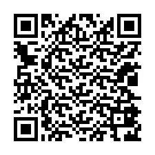 Código QR para número de telefone +12025826875