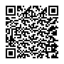 Código QR para número de teléfono +12025826878