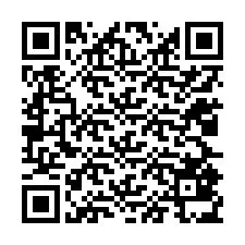 Código QR para número de teléfono +12025835722