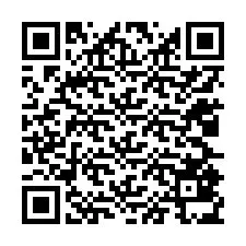 Código QR para número de telefone +12025835732