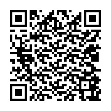 QR-код для номера телефона +12025867336