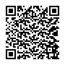 QR kód a telefonszámhoz +12025867338