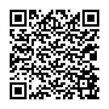 QR-koodi puhelinnumerolle +12025867340