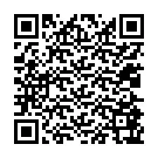 QR Code สำหรับหมายเลขโทรศัพท์ +12025867343