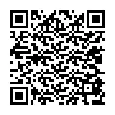 Código QR para número de teléfono +12025876136