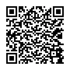 Código QR para número de teléfono +12025884839