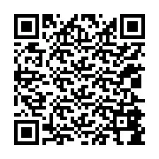 Código QR para número de teléfono +12025884850