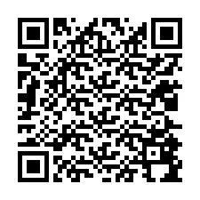 QR-код для номера телефона +12025894342