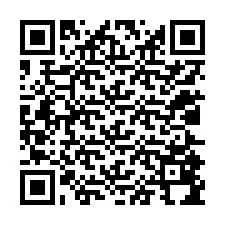 QR-kod för telefonnummer +12025894348
