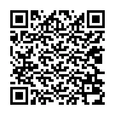 Código QR para número de telefone +12026034522