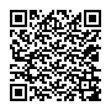 Código QR para número de telefone +12026187099