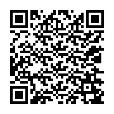 QR-koodi puhelinnumerolle +12026247588