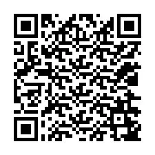 Código QR para número de telefone +12026247589