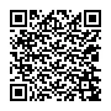 QR-koodi puhelinnumerolle +12026247594