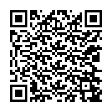 QR-koodi puhelinnumerolle +12026247624