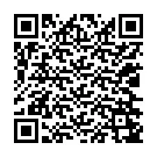 QR-koodi puhelinnumerolle +12026247638