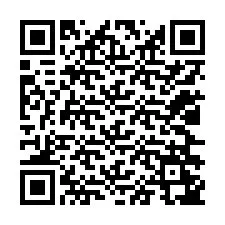 Código QR para número de telefone +12026247639