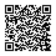 Código QR para número de teléfono +12026247956