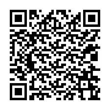 QR-koodi puhelinnumerolle +12026264580