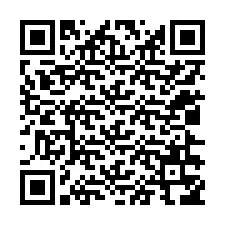 Código QR para número de telefone +12026356544