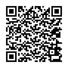 QR код за телефонен номер +12026433813