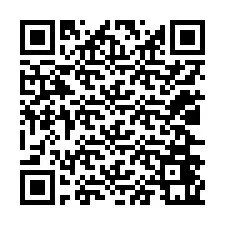 QR-koodi puhelinnumerolle +12026461379