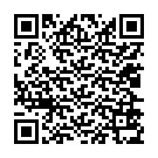 Código QR para número de teléfono +12026535866