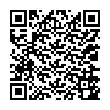 Código QR para número de teléfono +12026542888