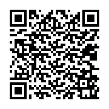 QR-koodi puhelinnumerolle +12026561123