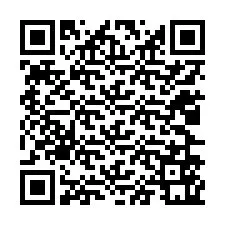 Código QR para número de telefone +12026561132