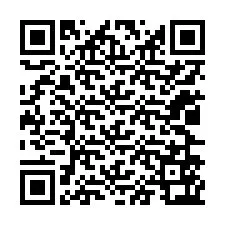 QR-koodi puhelinnumerolle +12026563135