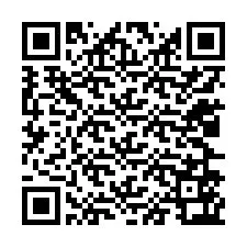 QR-koodi puhelinnumerolle +12026563136