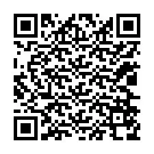 QR-koodi puhelinnumerolle +12026578631