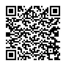 QR-koodi puhelinnumerolle +12026578632