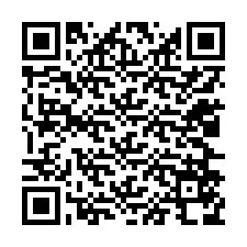 Código QR para número de teléfono +12026578636