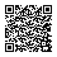 QR-koodi puhelinnumerolle +12026591256