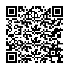 Código QR para número de teléfono +12026598945