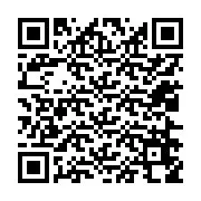 QR-koodi puhelinnumerolle +12026658617