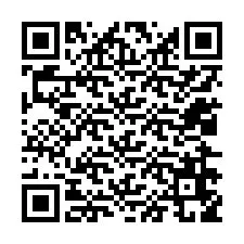 QR-koodi puhelinnumerolle +12026659587