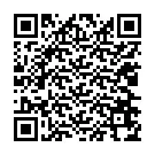 QR-koodi puhelinnumerolle +12026674732