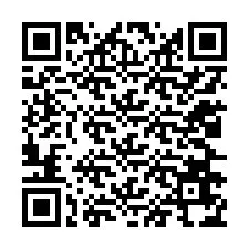 Código QR para número de telefone +12026674736