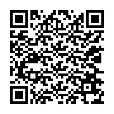 QR kód a telefonszámhoz +12026674738