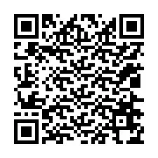 QR-код для номера телефона +12026674741