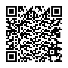 Código QR para número de telefone +12026674926