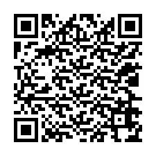 QR Code สำหรับหมายเลขโทรศัพท์ +12026674928