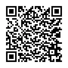 Código QR para número de teléfono +12026679598